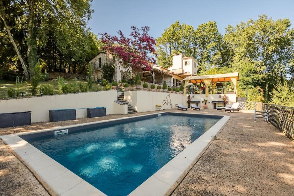 Vila Avec, Piscine, Tennis. Rivaux Exterior foto