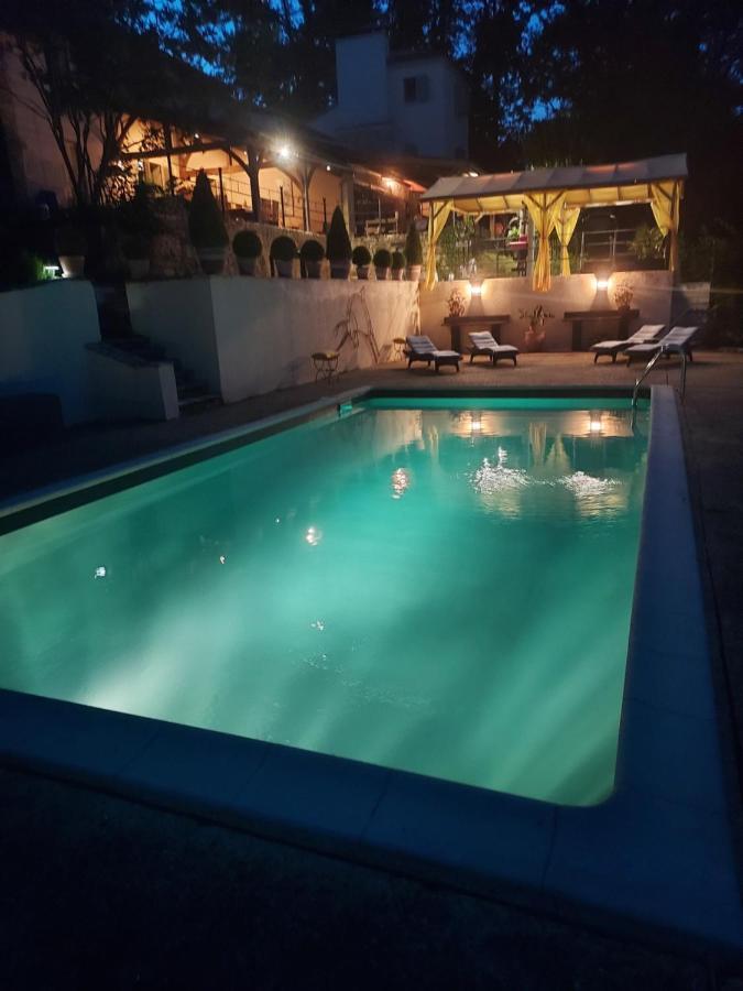 Vila Avec, Piscine, Tennis. Rivaux Exterior foto