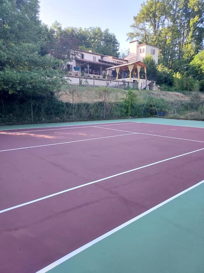 Vila Avec, Piscine, Tennis. Rivaux Exterior foto